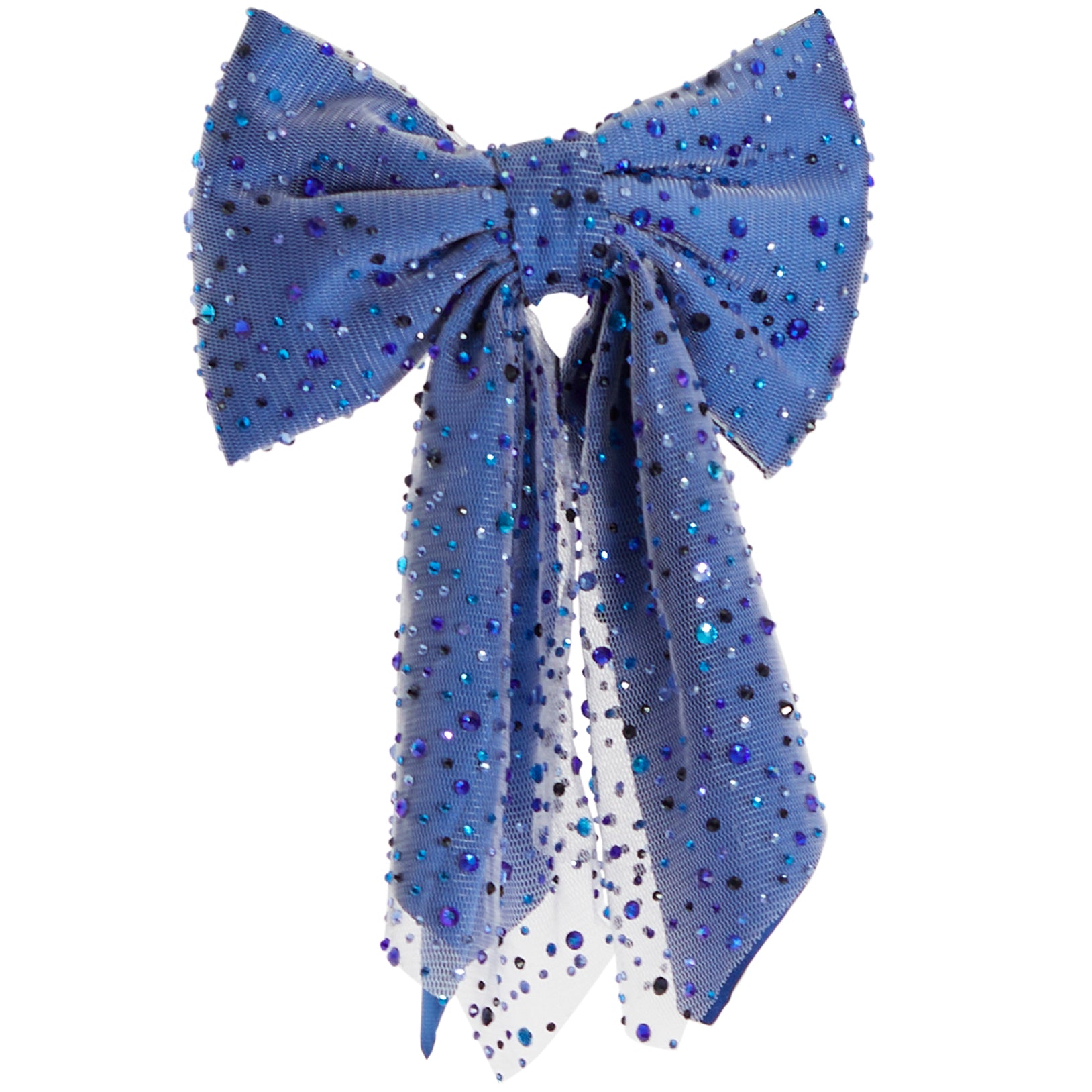 Jewel Tulle Tail Bow Clip - Denny's