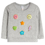 Rainbow Chenille Patch Sweatshirt - Denny's