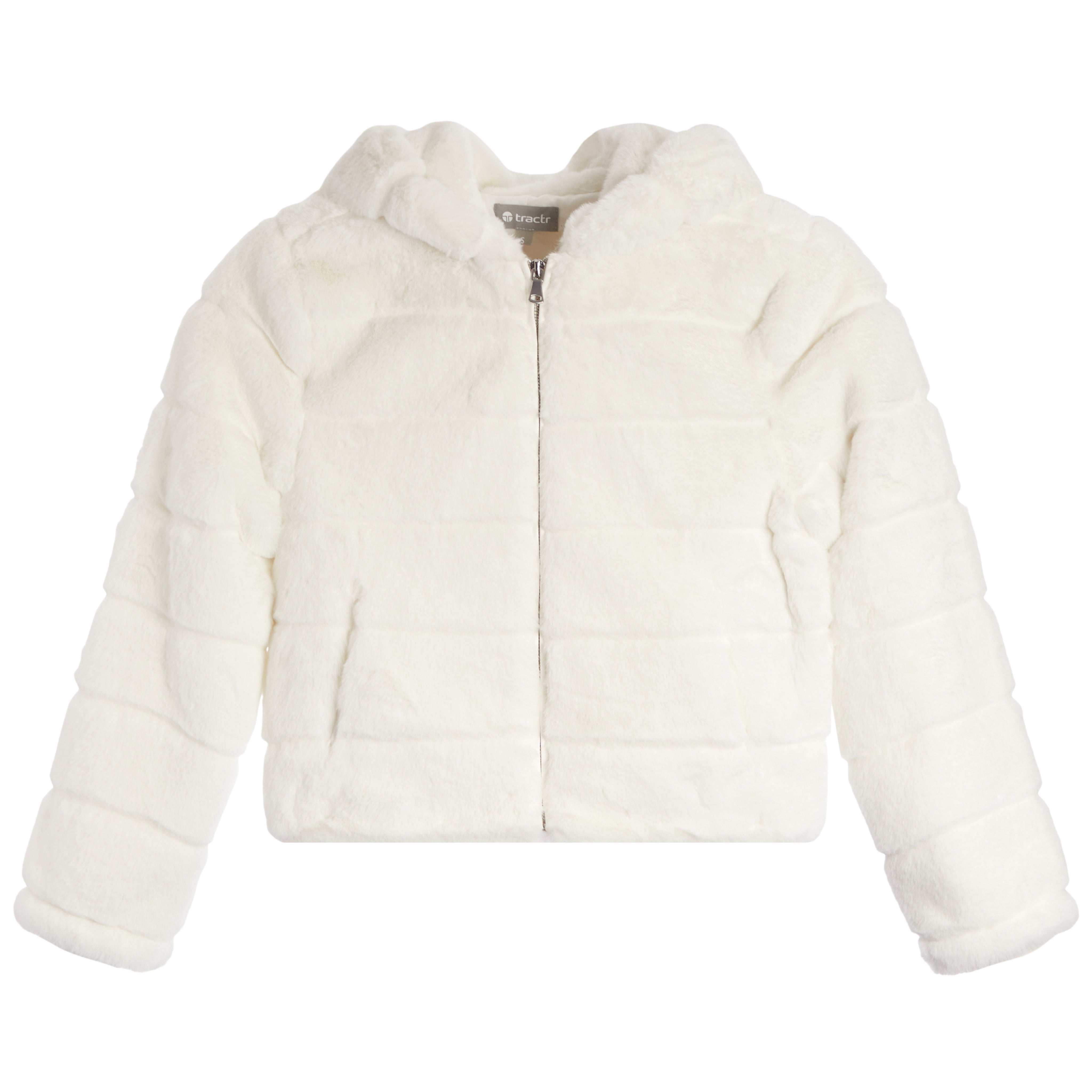 Teddy Fur Hooded Jacket - Denny's
