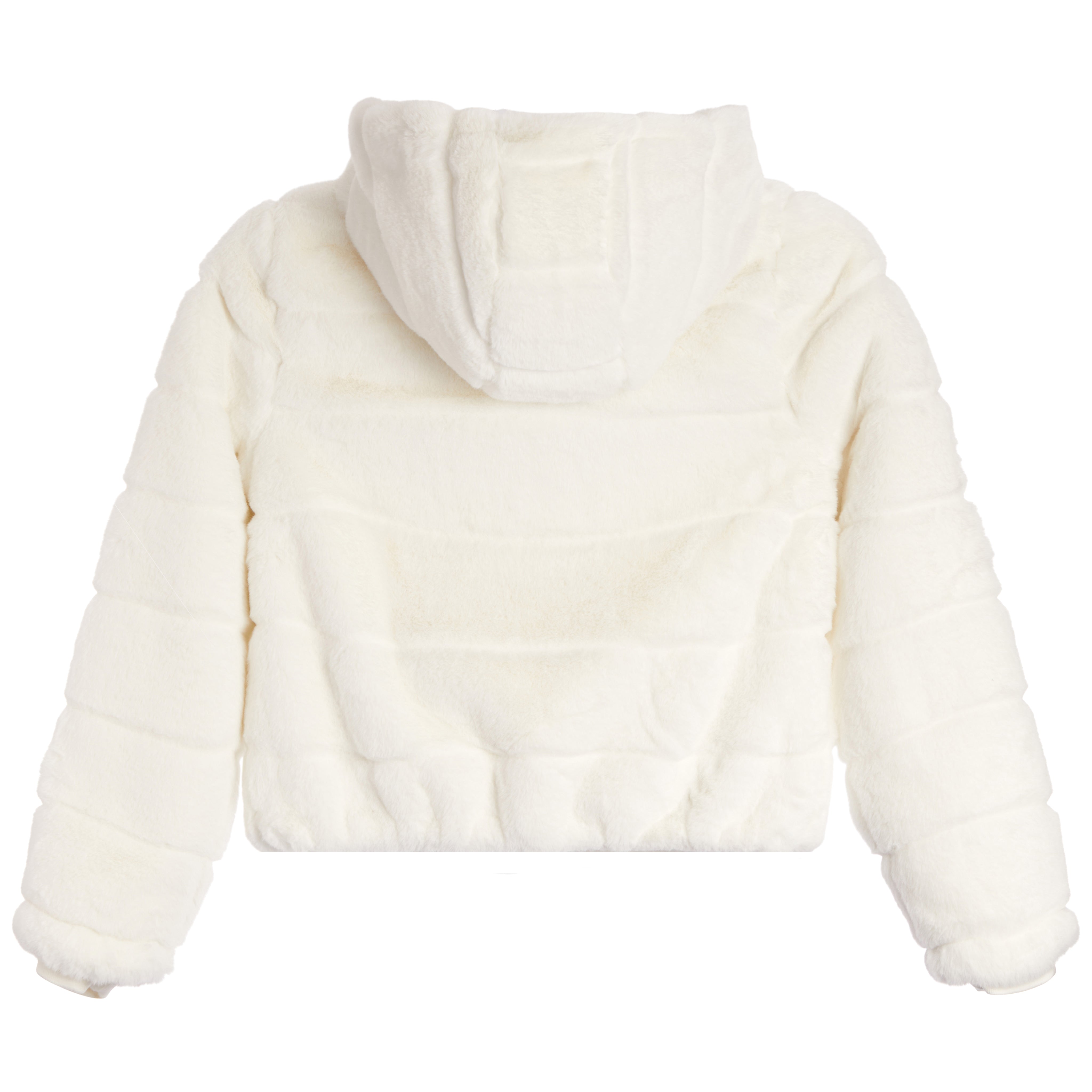 Teddy Fur Hooded Jacket - Denny's