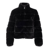 Teddy Fur Hooded Jacket - Denny's