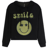 Smile Forever Long Sleeve Hoodie - Denny's