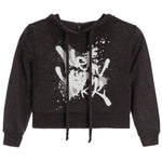 NY Splatter Cropped Hoodie - Denny's