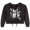NY Splatter Cropped Hoodie - Denny's