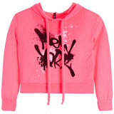 NY Splatter Cropped Hoodie - Denny's