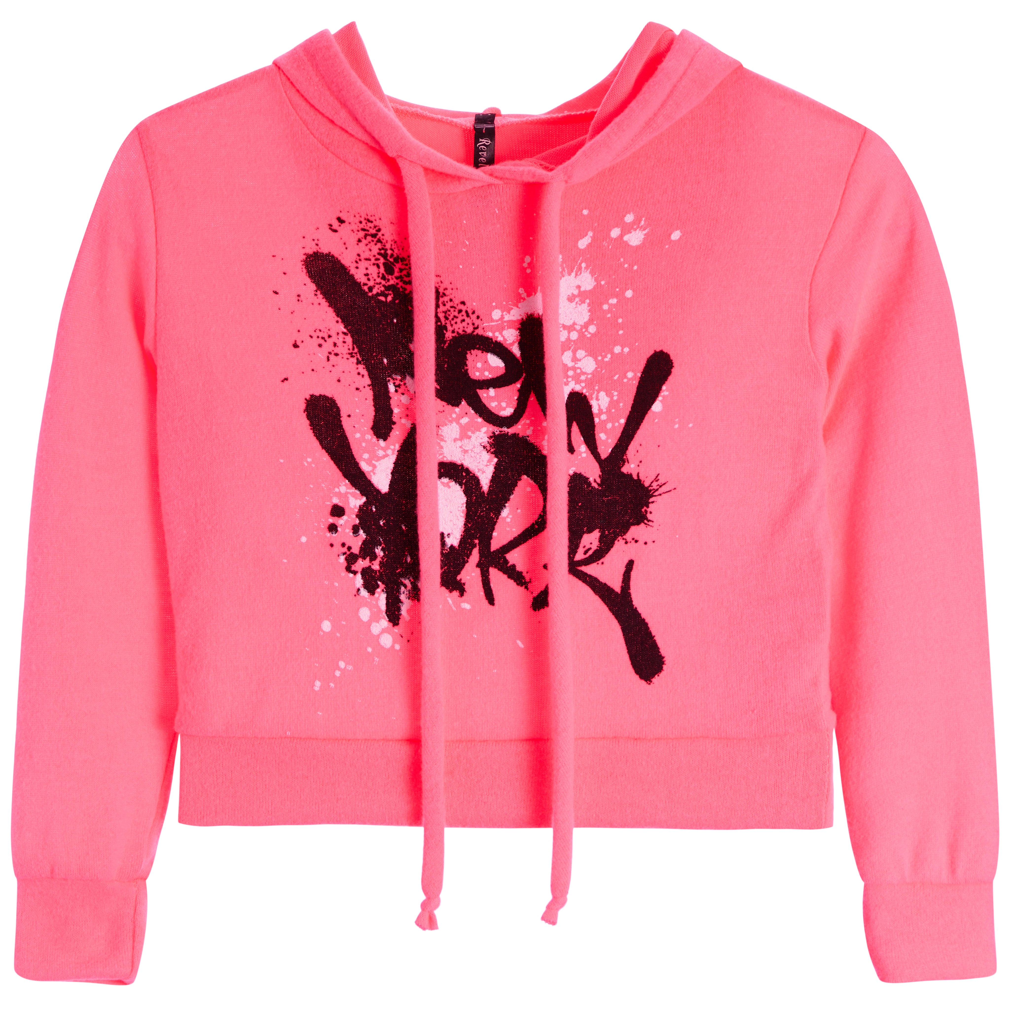 NY Splatter Cropped Hoodie - Denny's