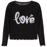 Love Lettuce Edge Ribbed Top - Denny's
