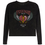 Freedom Spirit Mineral Wash Rib Top - Denny's