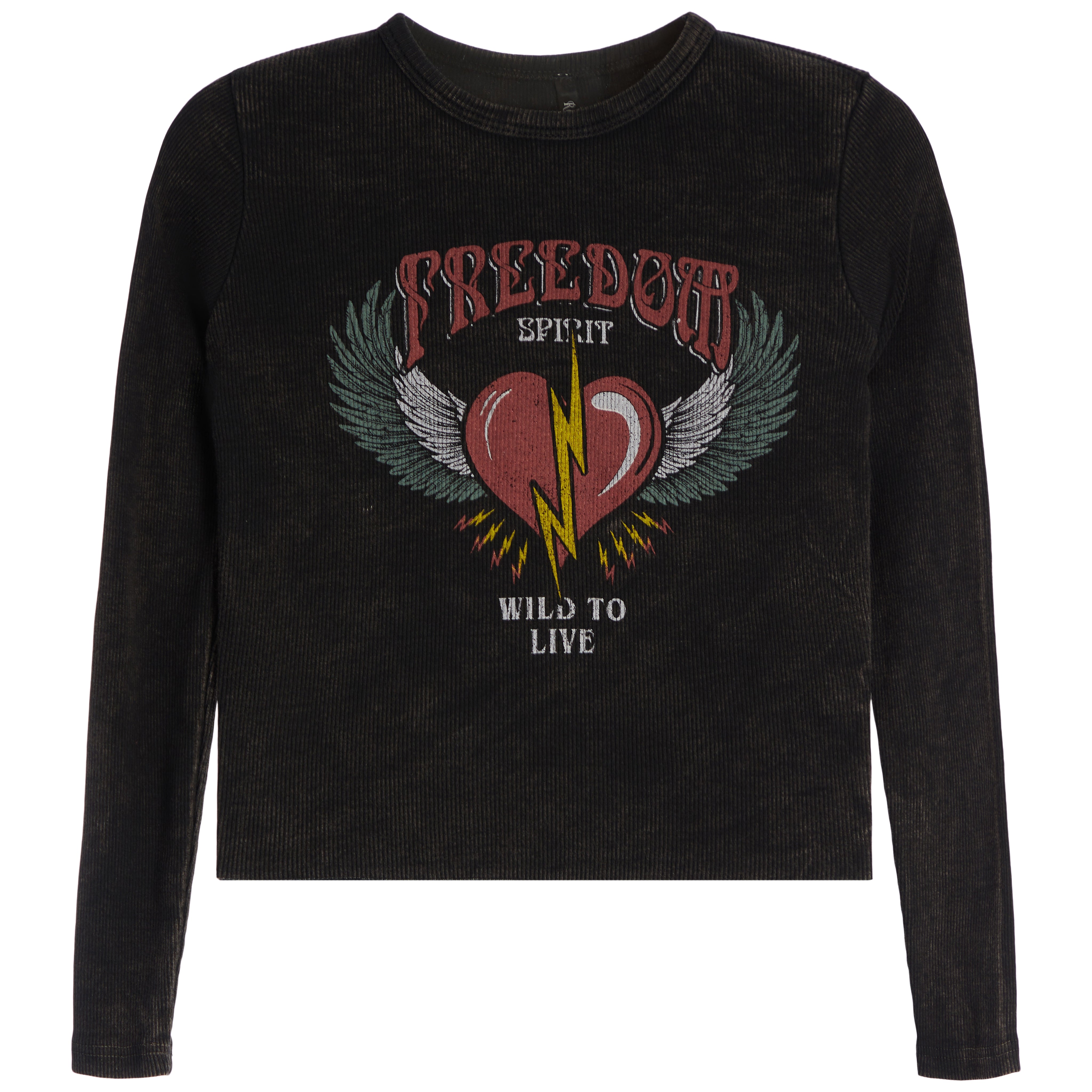 Freedom Spirit Mineral Wash Rib Top - Denny's