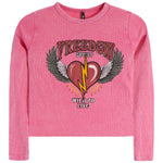 Freedom Spirit Mineral Wash Rib Top - Denny's