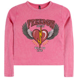 Freedom Spirit Mineral Wash Rib Top - Denny's