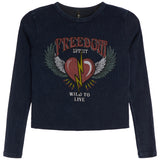 Freedom Spirit Mineral Wash Rib Top - Denny's