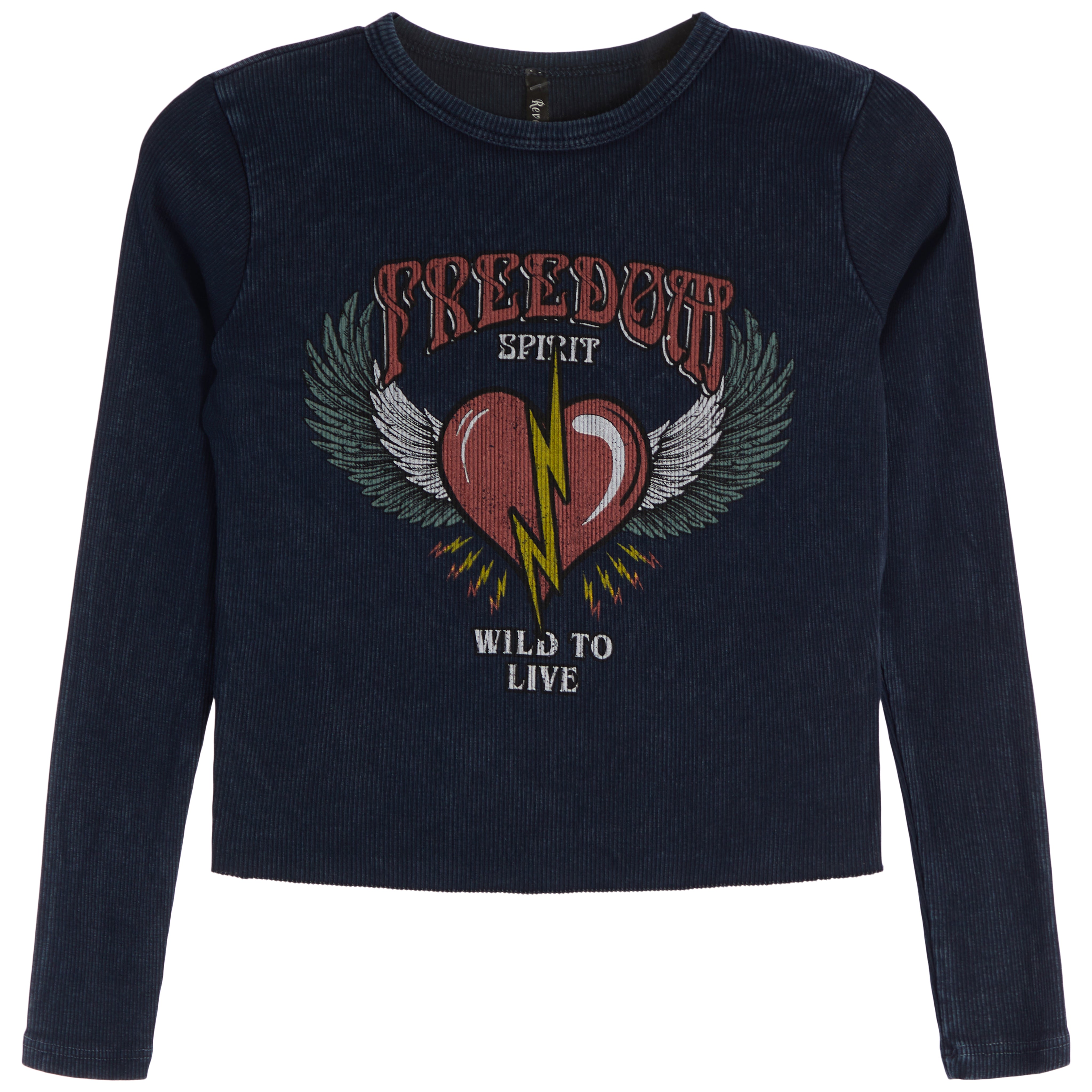 Freedom Spirit Mineral Wash Rib Top - Denny's