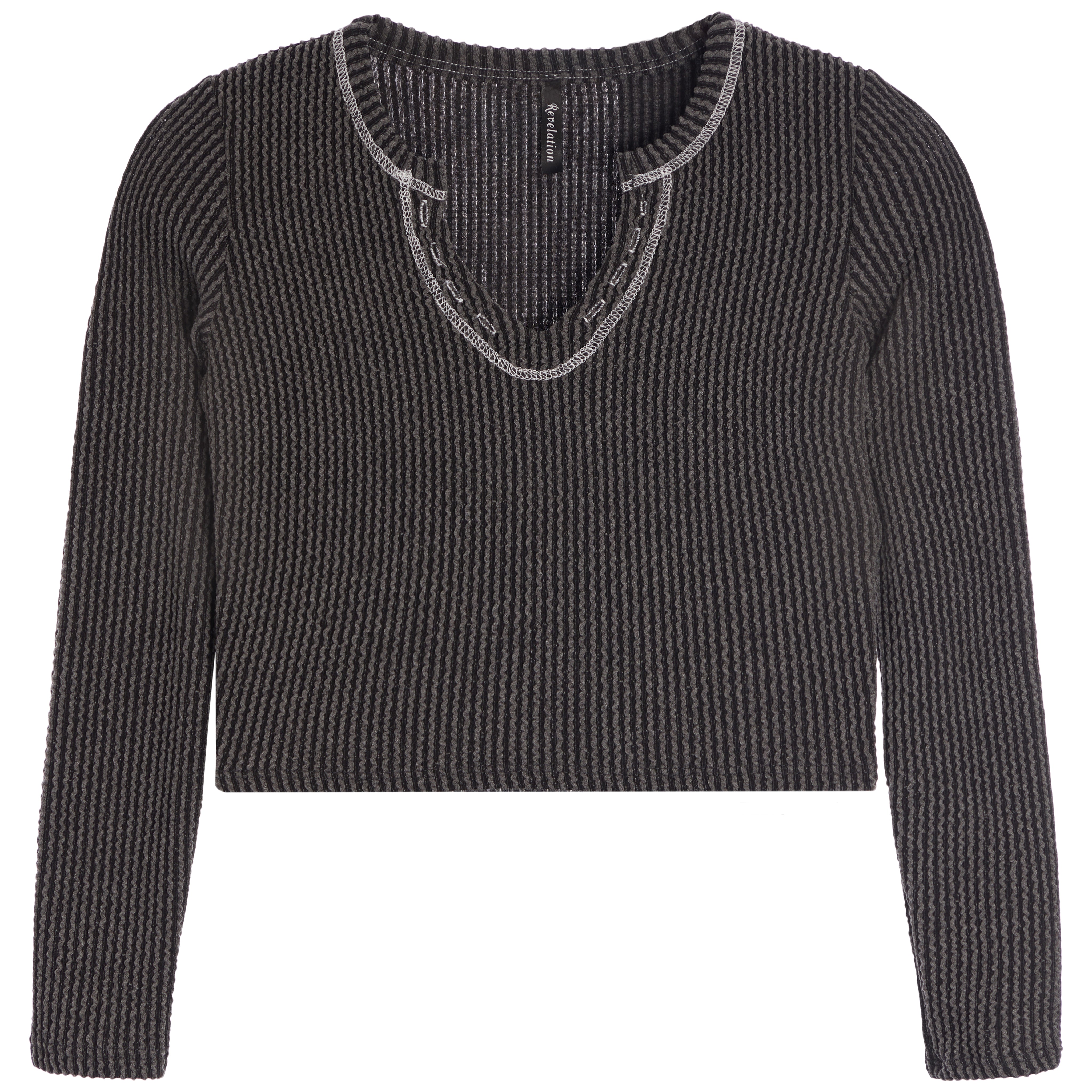 Long Sleeve Henley - Denny's