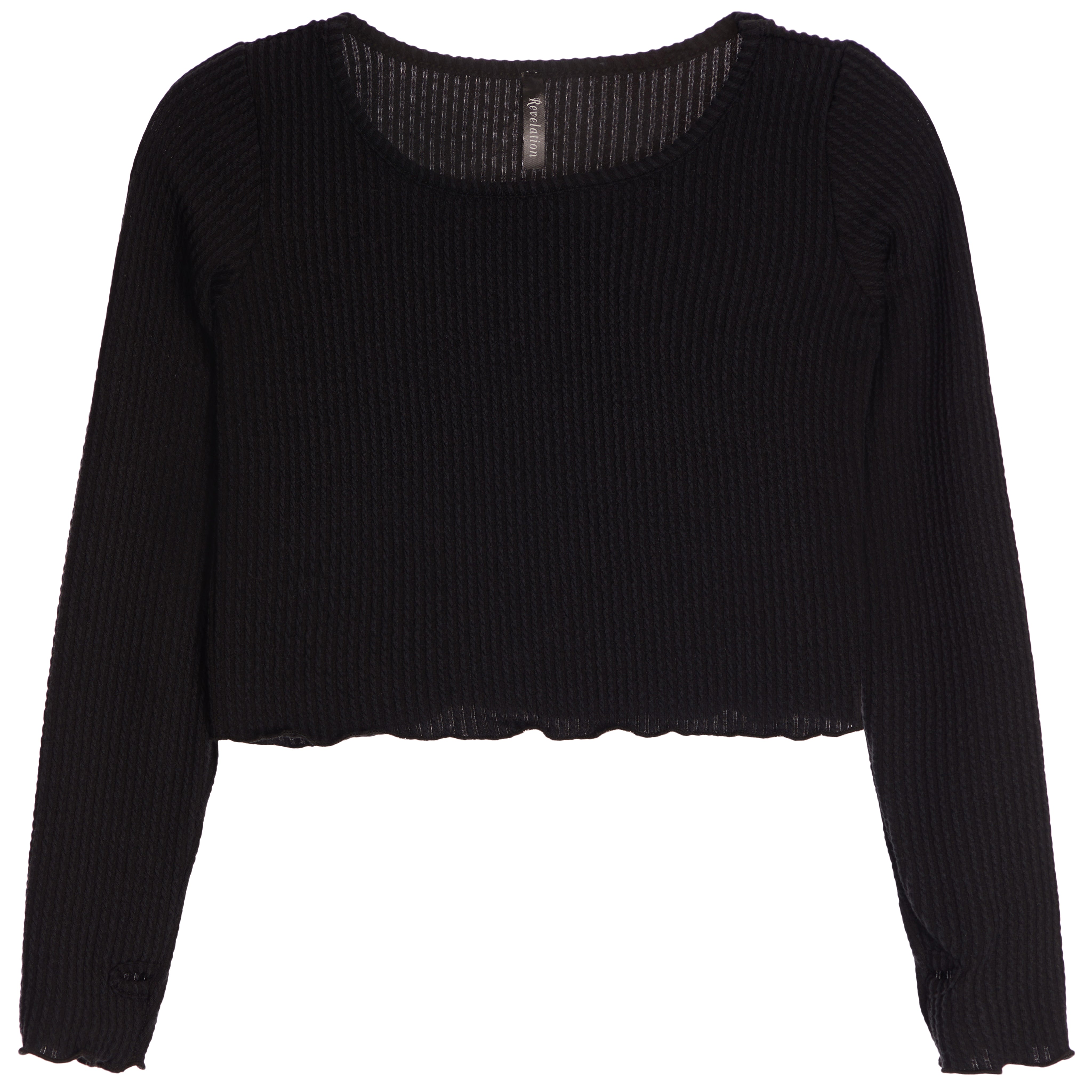 Long Sleeve Jacquard Rib - Denny's