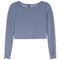 Long Sleeve Jacquard Rib - Denny's