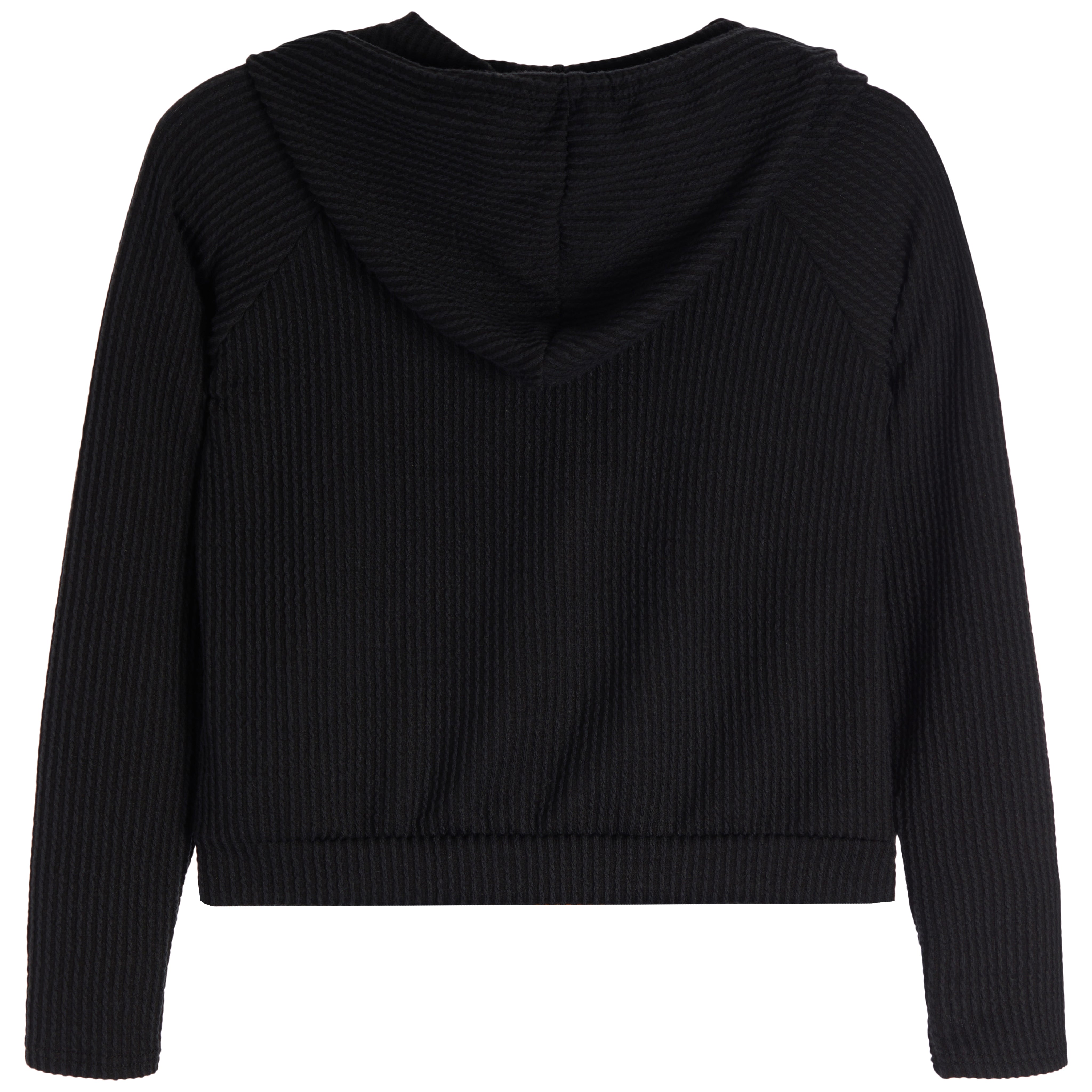 Rib Jacquard Zip Jacket - Denny's