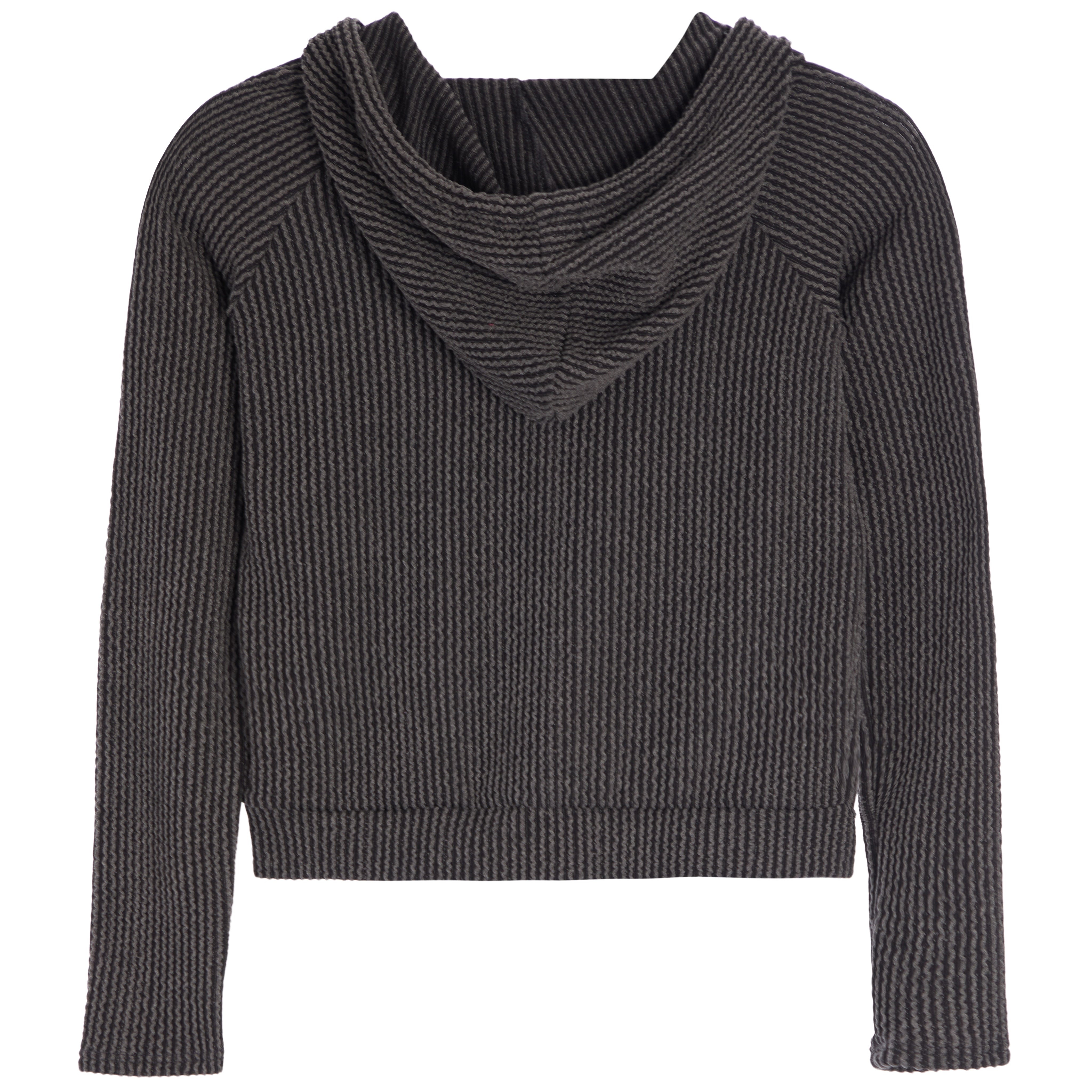 Rib Jacquard Zip Jacket - Denny's