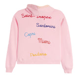 Destination Hoodie With Crochet Whipstitch