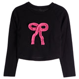 Bow Long Sleeve Tee - Denny's