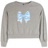 Blue Bow Sweatshirt - Denny's