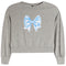 Blue Bow Sweatshirt - Denny's
