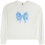 Blue Bow Sweatshirt - Denny's
