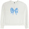 Blue Bow Sweatshirt - Denny's