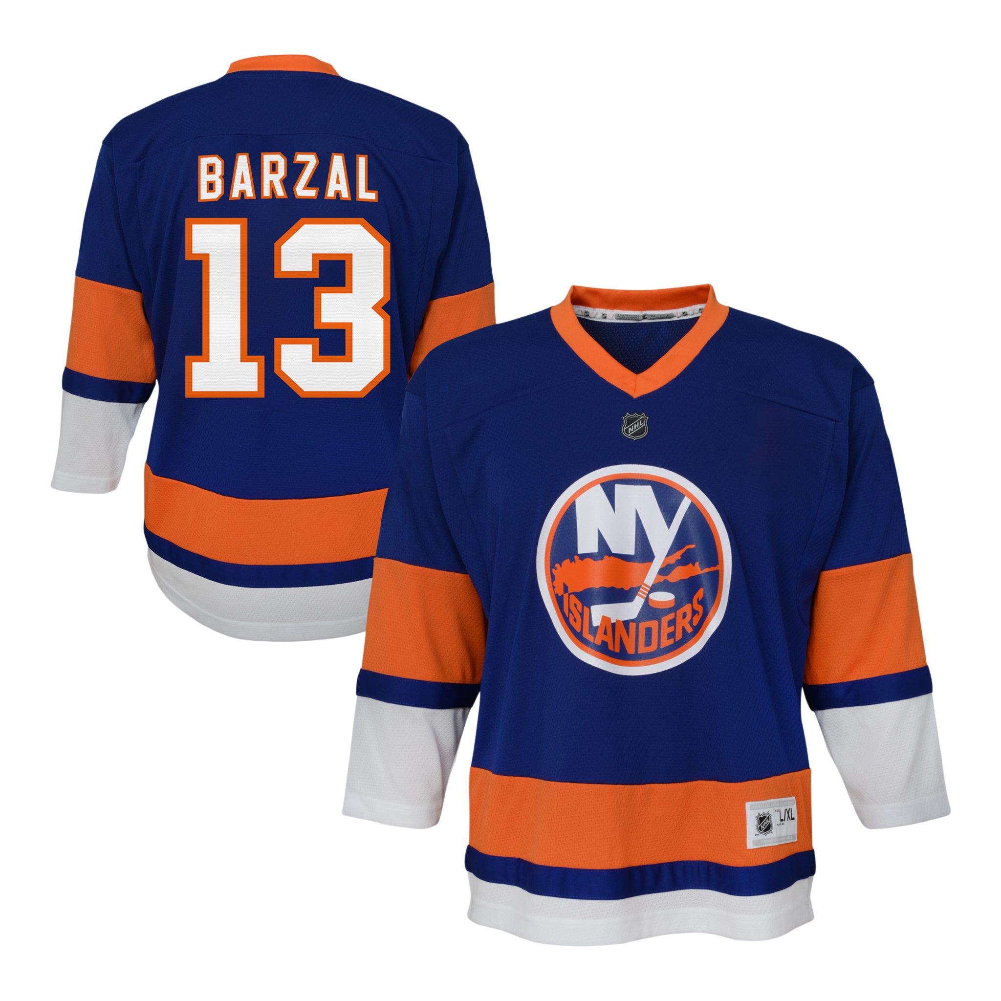 Barzal Islander Replica Home Jersey - Denny's