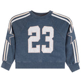 23 Star Crewneck With Stripes