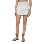 Karli Embroidered Mini Skirt - Denny's