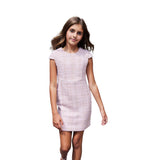 Kayla Cap Sleeve Tweed Dress - Denny's