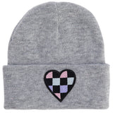 Checker Heart Beanie - Denny's