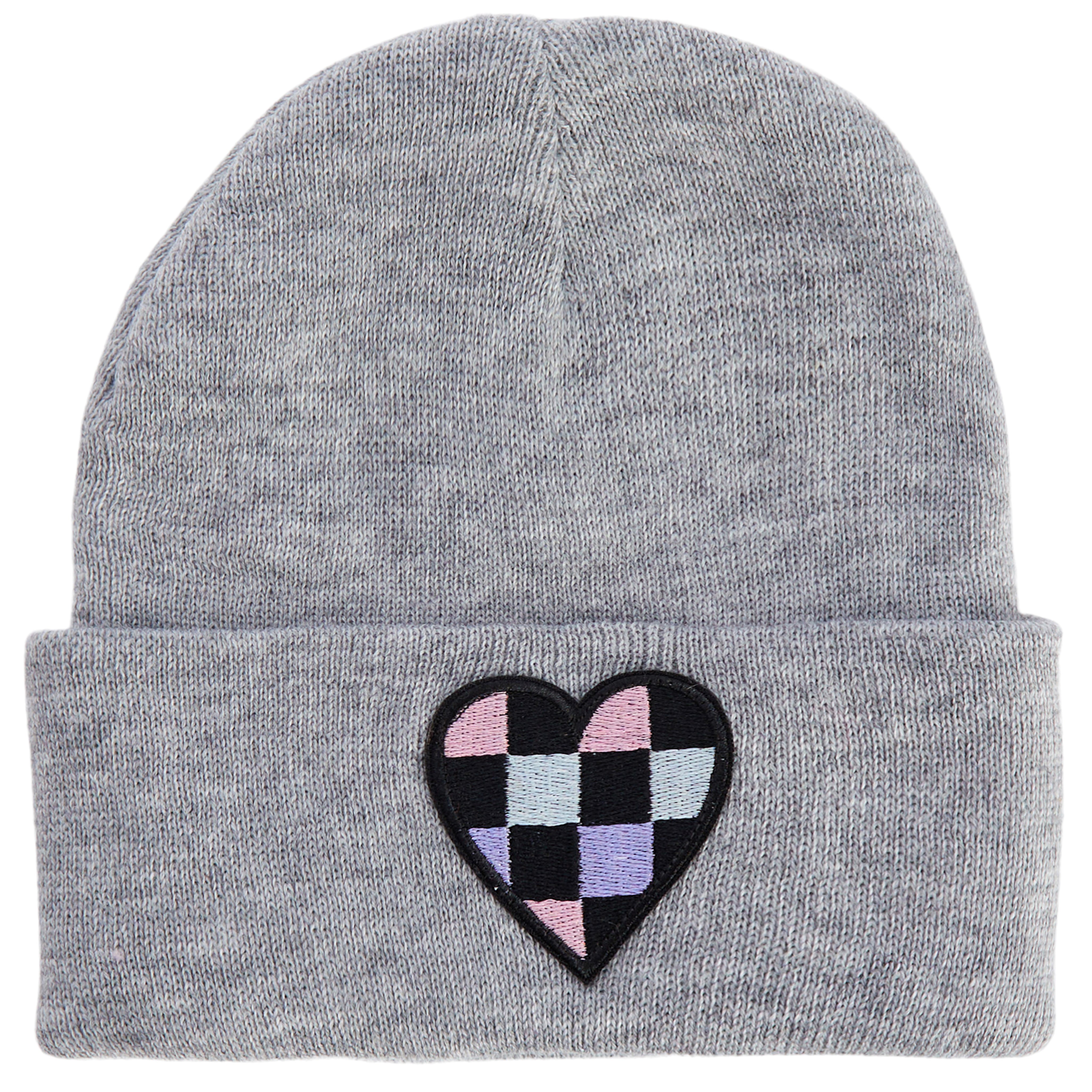 Checker Heart Beanie - Denny's