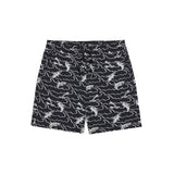 Black Wave Sharks Bungalow Swim