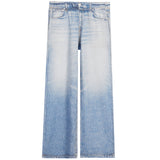 Elastic Waist Faux Jean