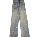 Allover Rhinestone Bow Jean - Denny's