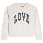 Distressed Love Sweatshirt - Denny's