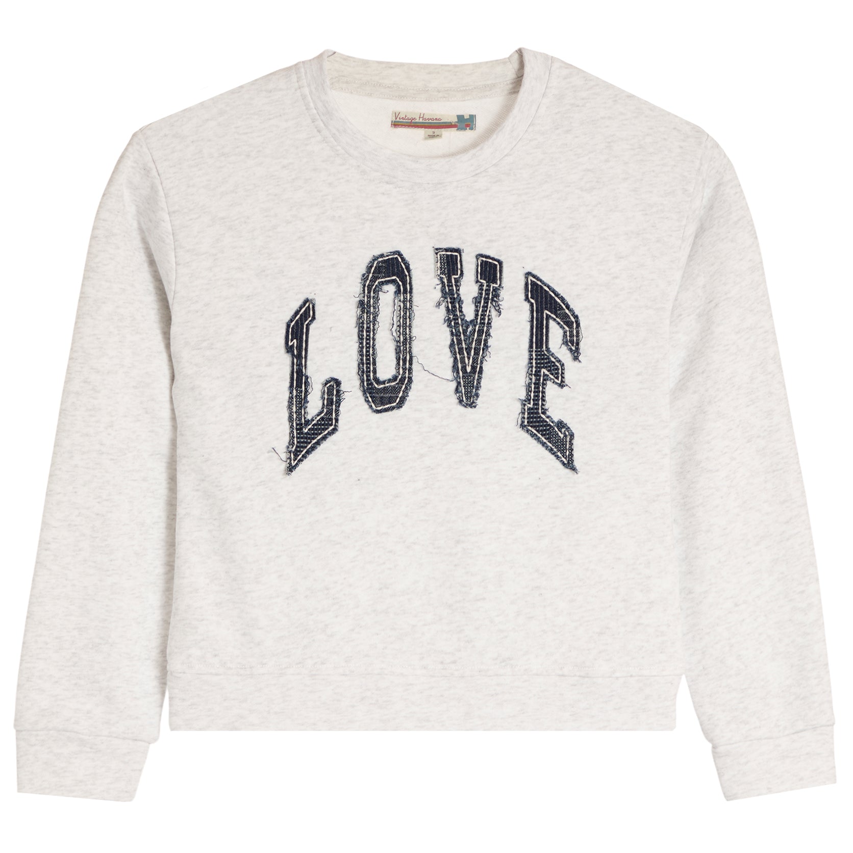Distressed Love Sweatshirt - Denny's