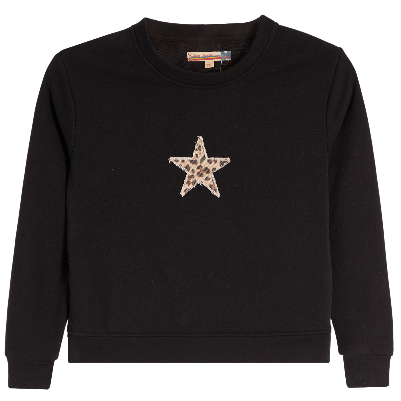 Leopard Star Sweatshirt - Denny's