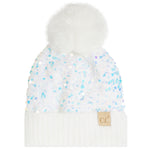 7/14 Sequin Pom Pom Hat - Denny's