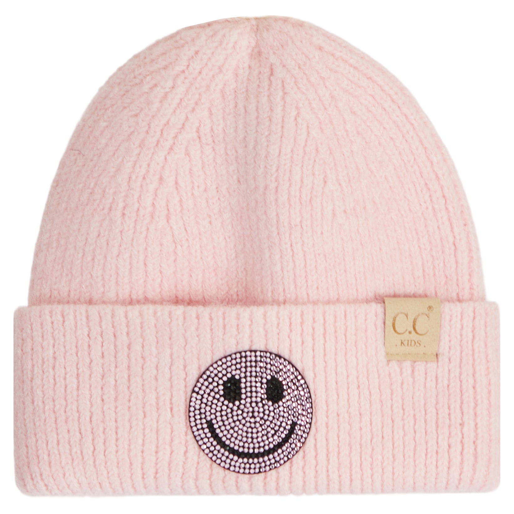 4/6X Beanie With Sequin Smiley - Denny's