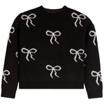 Cream Bows Sweater - Denny's