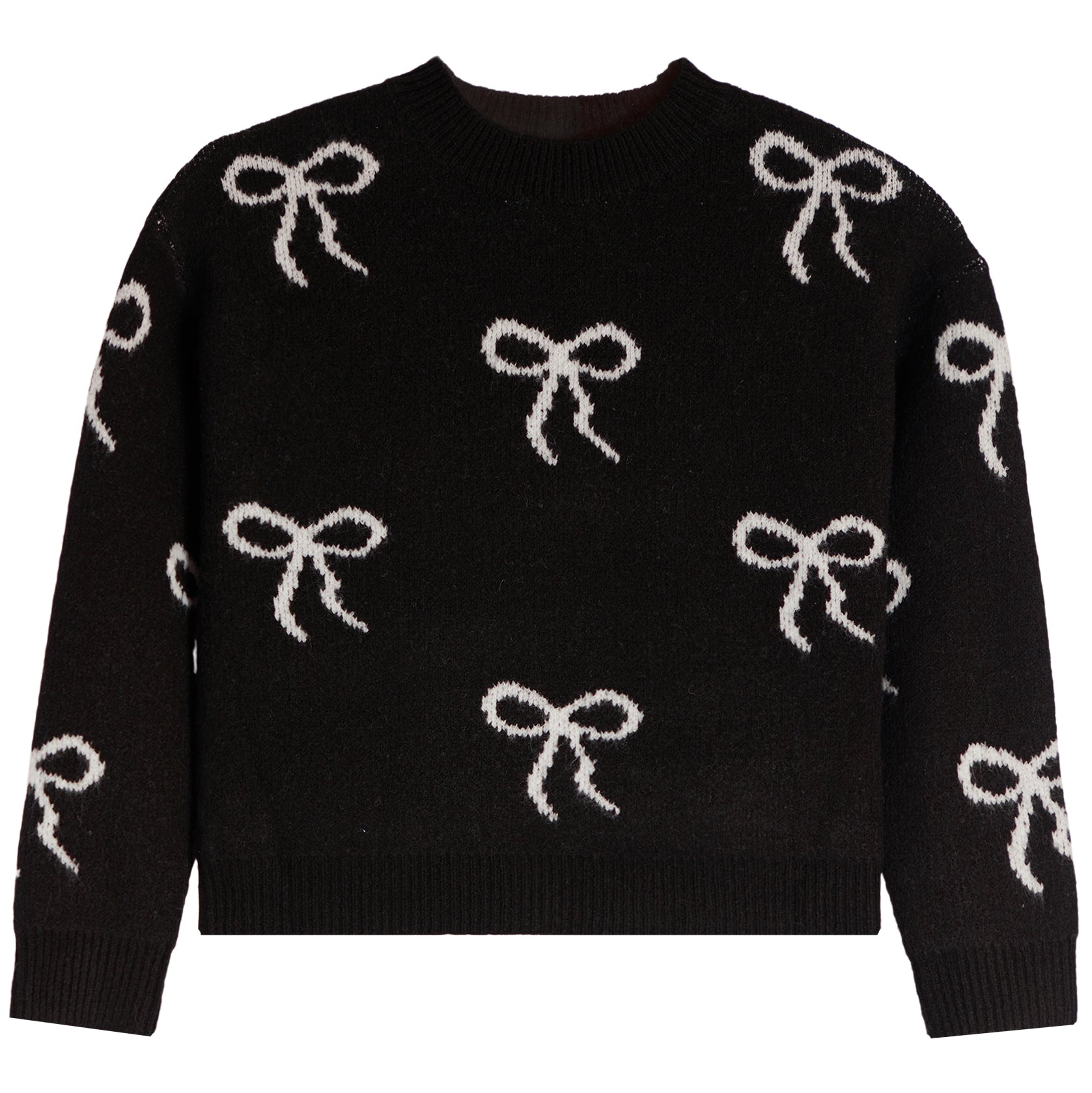 Cream Bows Sweater - Denny's