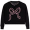 Pink Heart Bow Sweater - Denny's