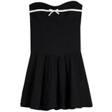 Strapless Bow Dress - Denny's