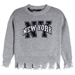 New York Distressed Sweater - Denny's