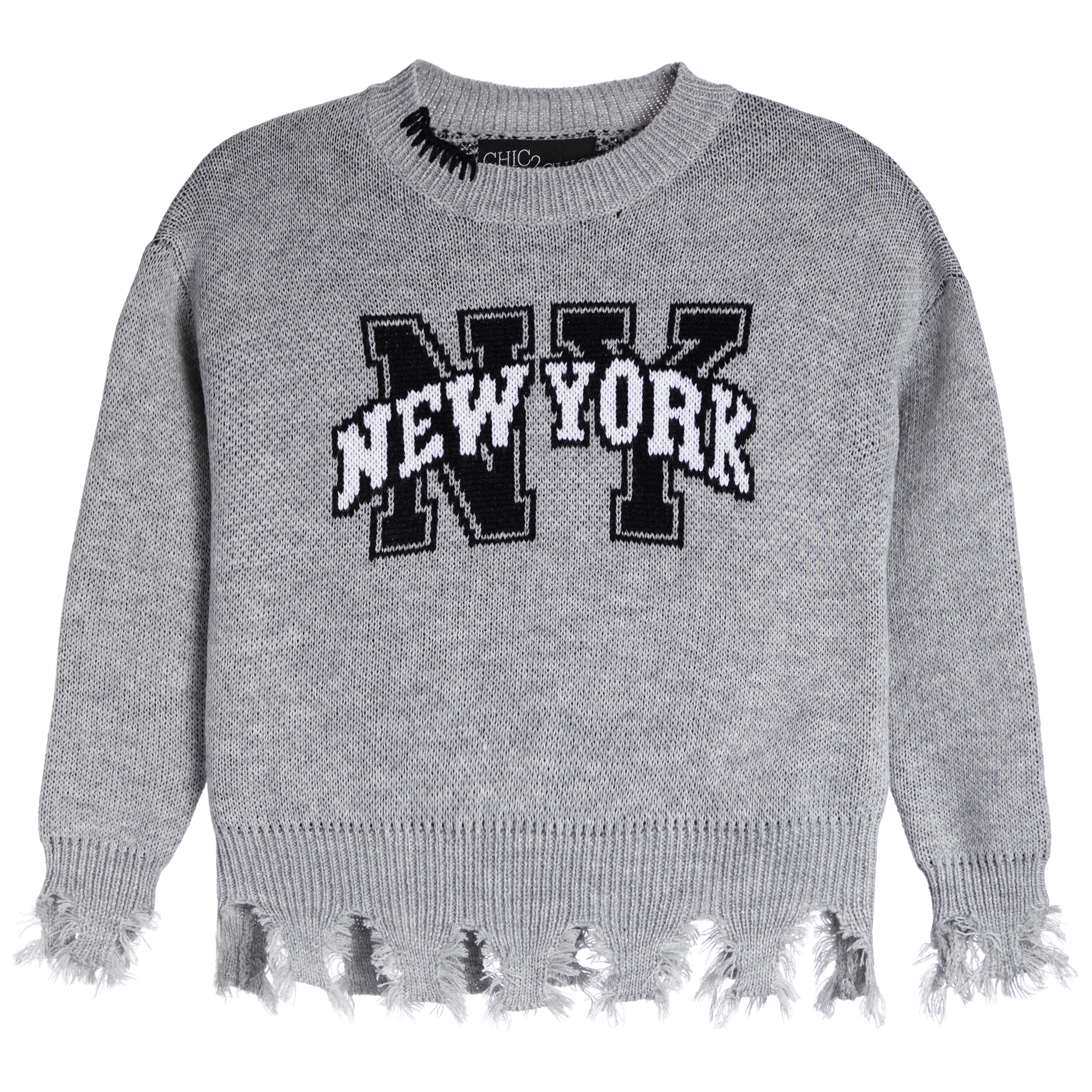 New York Distressed Sweater - Denny's