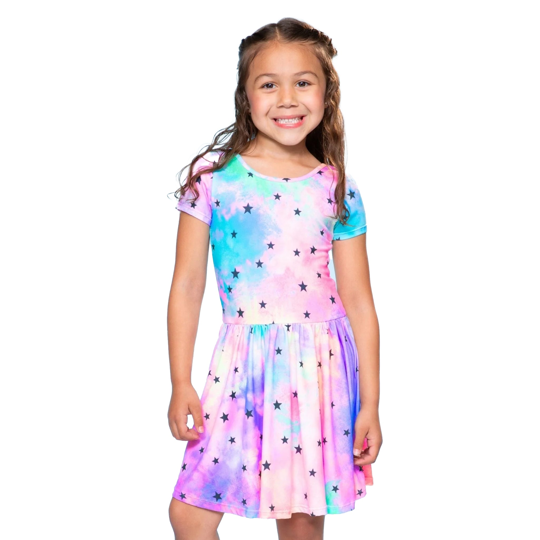 Star Neon Tie Dye Dress - Denny's