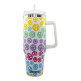 Pastel Happy Face Tumbler Cup - Denny's